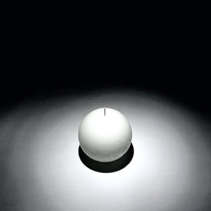 Sphere Candle - Pure White