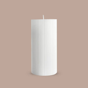 Ripple Candle - Pure White