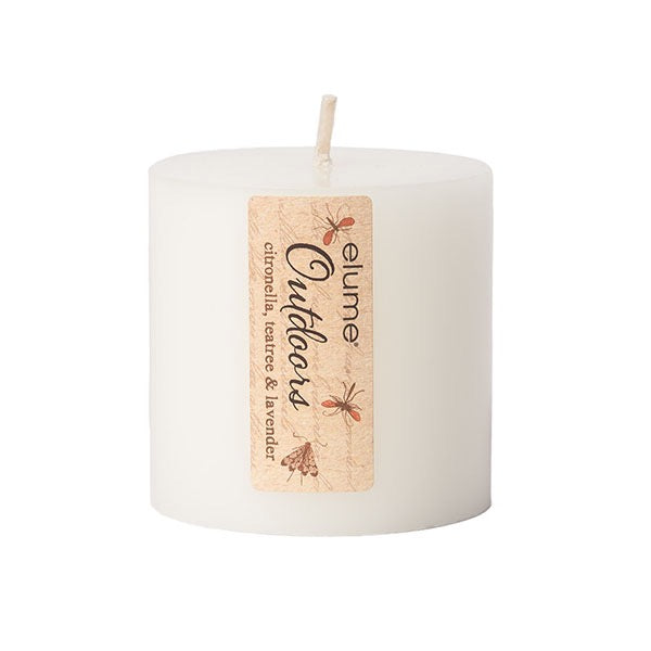 Outdoor Mosquito Pillar Candle