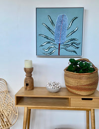 Blue Banksia Portrait