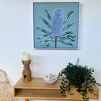 Blue Banksia Portrait
