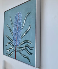 Blue Banksia Portrait