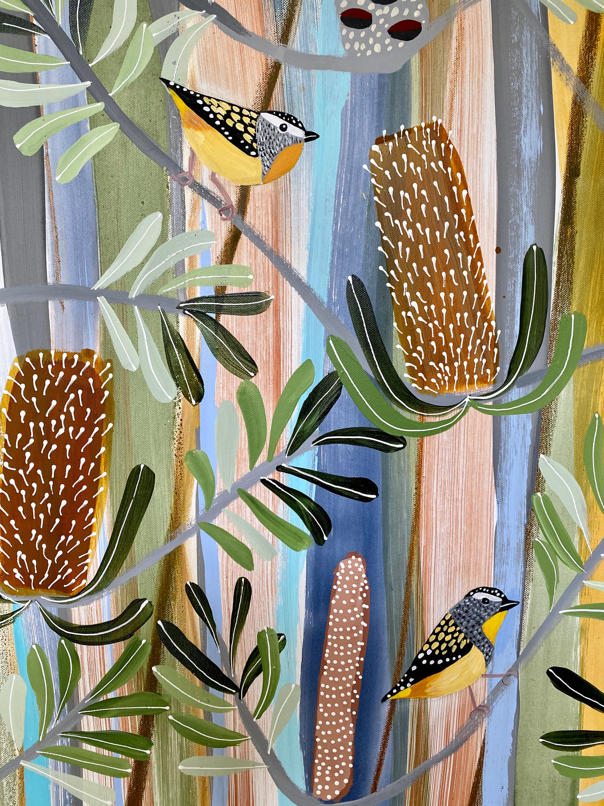 Spring Banksia with Pardalotes