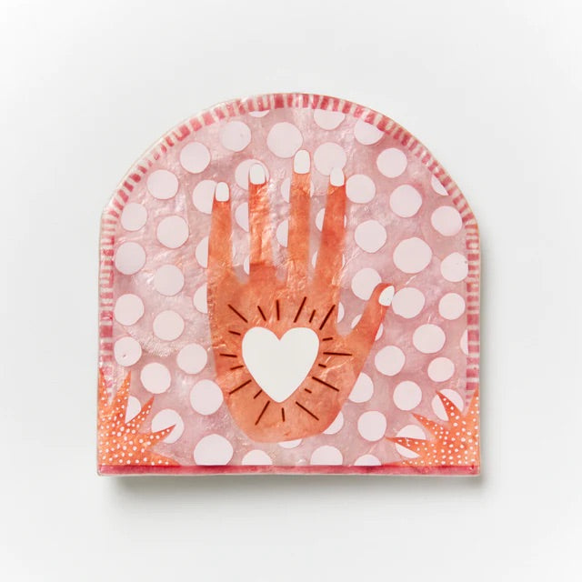 Hand Arch Tile - Pink